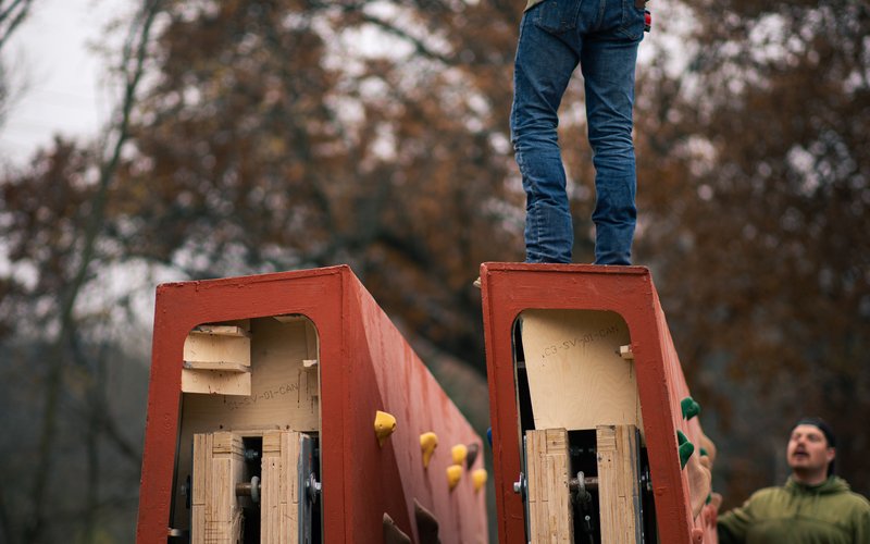 Blue collar contractor on a job site — marketing budget guide for trades businesses in Kansas City